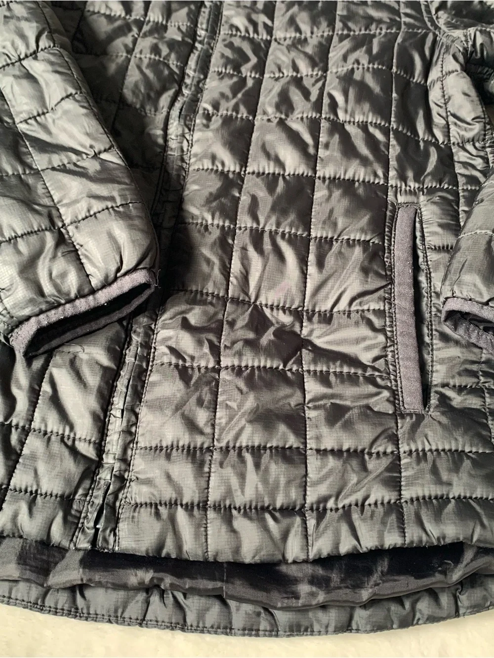 Old Navy Black Quilted Puffer Jacket for Kids Size 10/12
